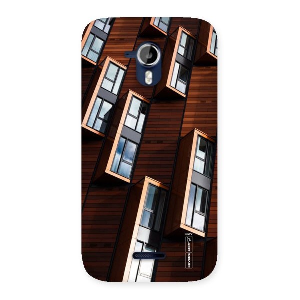 Window Abstract Back Case for Micromax Canvas Magnus A117
