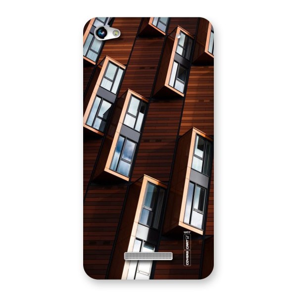 Window Abstract Back Case for Micromax Hue 2
