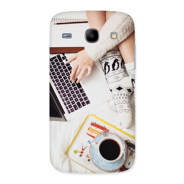 Winter Relaxation Back Case for Galaxy Core