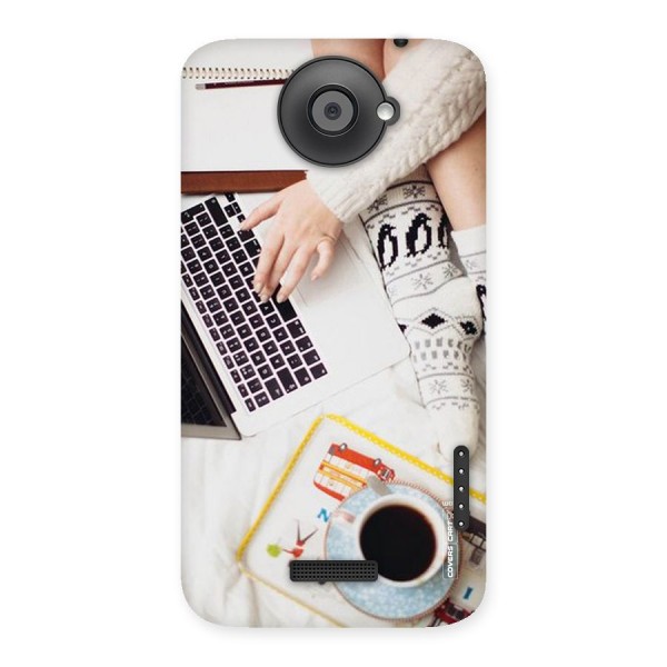 Winter Relaxation Back Case for HTC One X