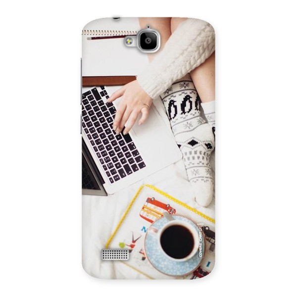 Winter Relaxation Back Case for Honor Holly