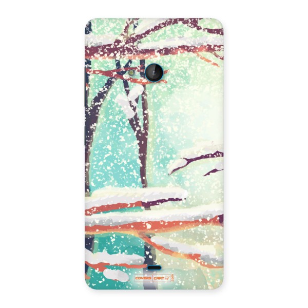 Winter Season Back Case for Lumia 540