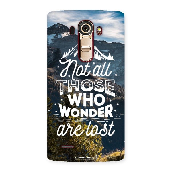 Wonder Lost Back Case for LG G4