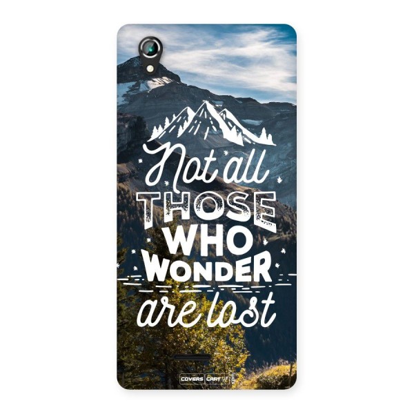 Wonder Lost Back Case for Lava Iris 800