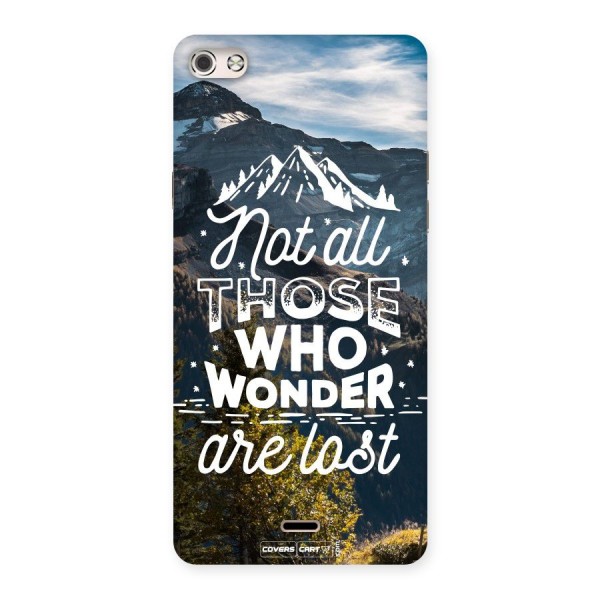 Wonder Lost Back Case for Micromax Canvas Silver 5