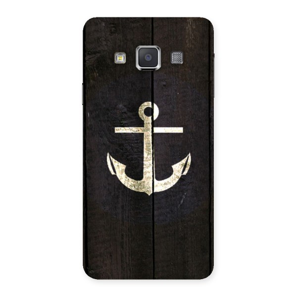 Wood Anchor Back Case for Galaxy A3