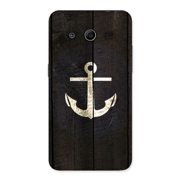 Wood Anchor Back Case for Galaxy Core 2