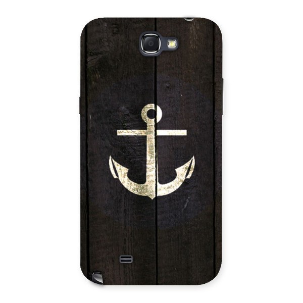 Wood Anchor Back Case for Galaxy Note 2