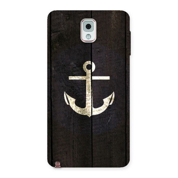 Wood Anchor Back Case for Galaxy Note 3