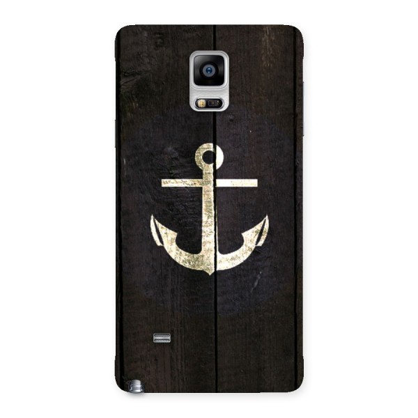 Wood Anchor Back Case for Galaxy Note 4