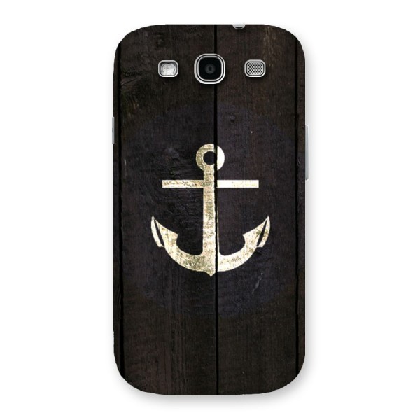 Wood Anchor Back Case for Galaxy S3