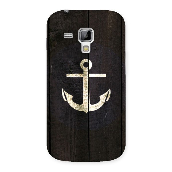 Wood Anchor Back Case for Galaxy S Duos