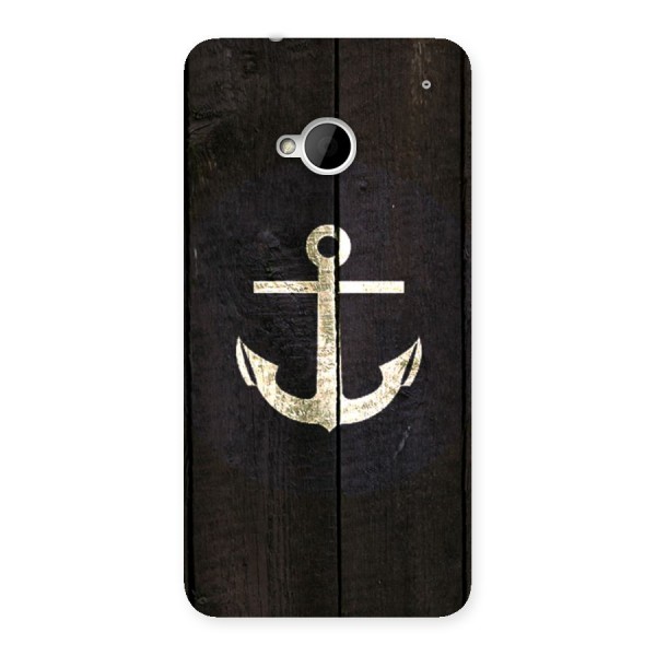 Wood Anchor Back Case for HTC One M7