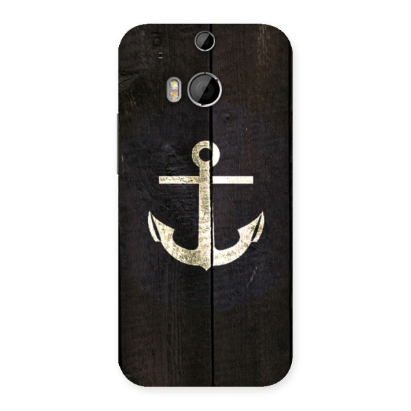 Wood Anchor Back Case for HTC One M8