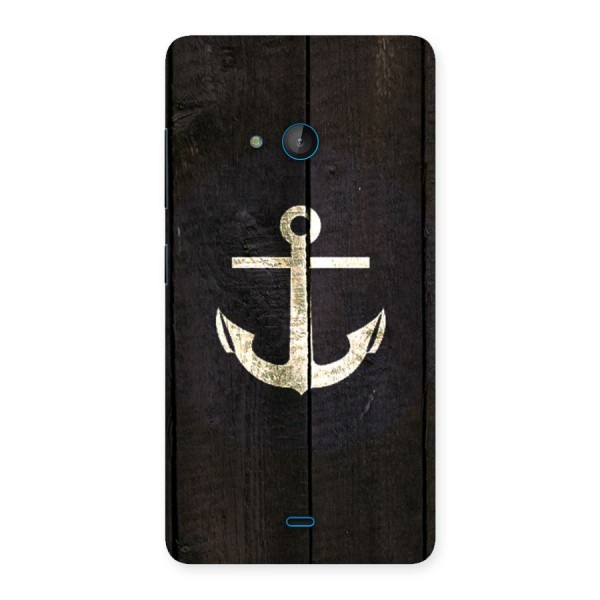 Wood Anchor Back Case for Lumia 540