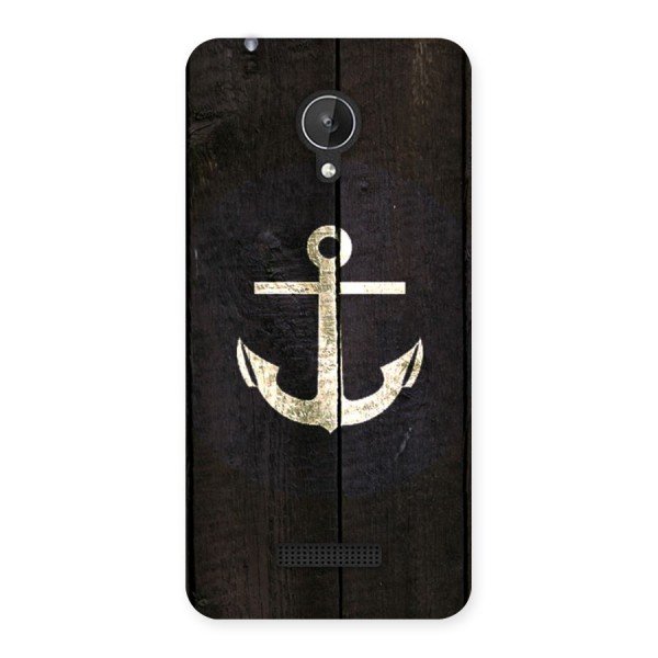 Wood Anchor Back Case for Micromax Canvas Spark Q380