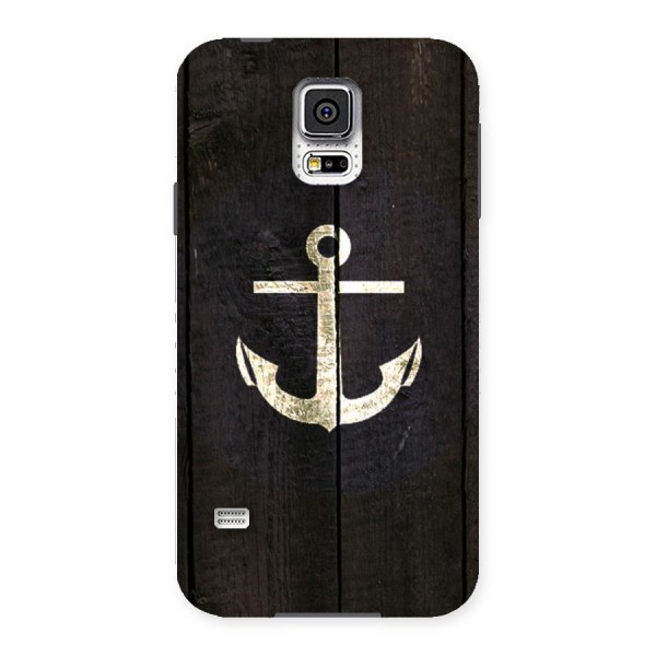 Wood Anchor Back Case for Samsung Galaxy S5