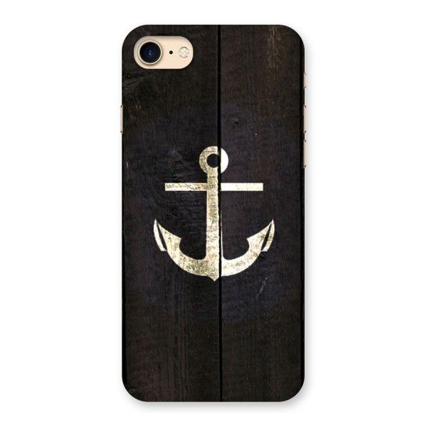 Wood Anchor Back Case for iPhone 7