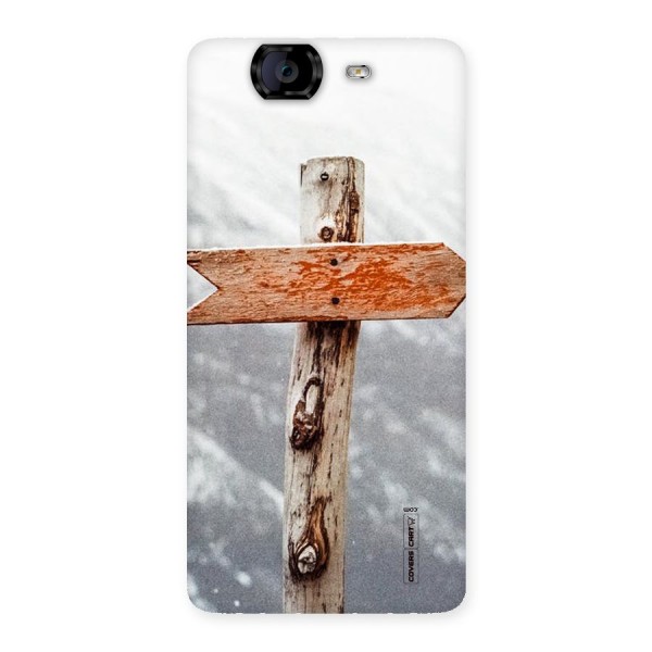 Wood And Snow Back Case for Canvas Knight A350