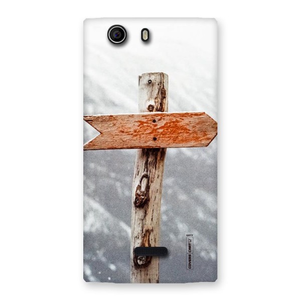 Wood And Snow Back Case for Canvas Nitro 2 E311