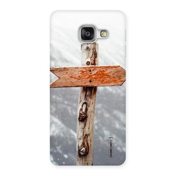 Wood And Snow Back Case for Galaxy A3 2016