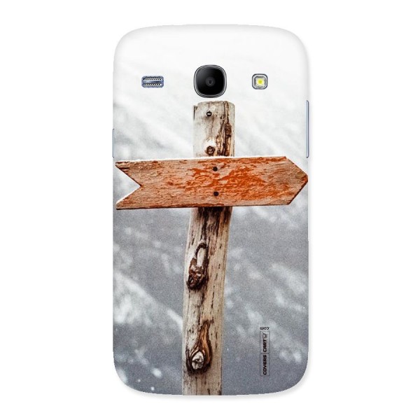 Wood And Snow Back Case for Galaxy Core