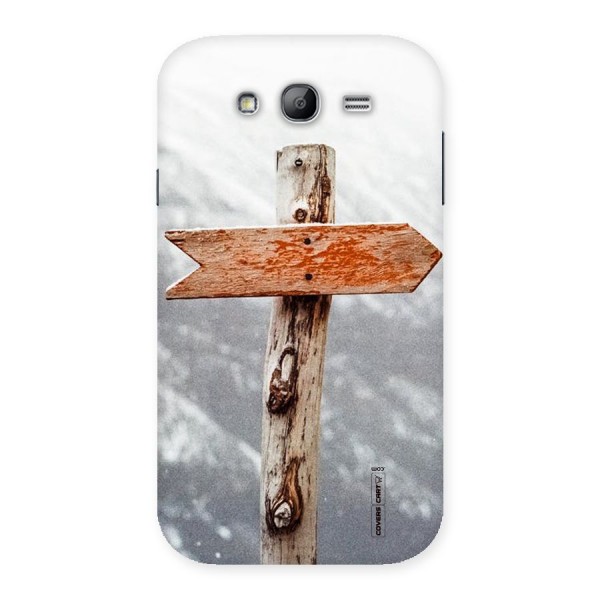 Wood And Snow Back Case for Galaxy Grand
