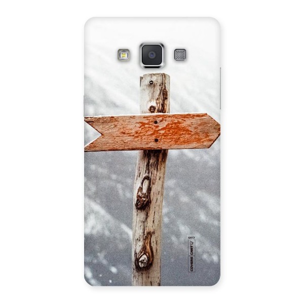 Wood And Snow Back Case for Galaxy Grand 3