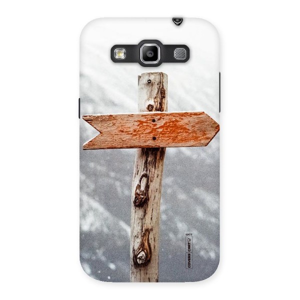 Wood And Snow Back Case for Galaxy Grand Quattro