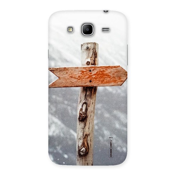 Wood And Snow Back Case for Galaxy Mega 5.8