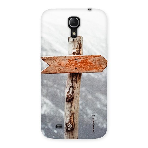 Wood And Snow Back Case for Galaxy Mega 6.3