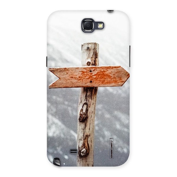 Wood And Snow Back Case for Galaxy Note 2