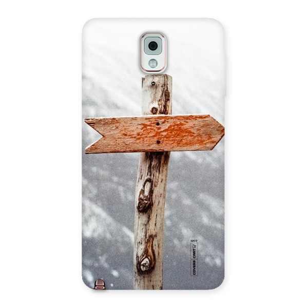 Wood And Snow Back Case for Galaxy Note 3