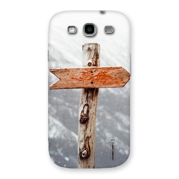 Wood And Snow Back Case for Galaxy S3 Neo