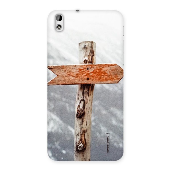 Wood And Snow Back Case for HTC Desire 816