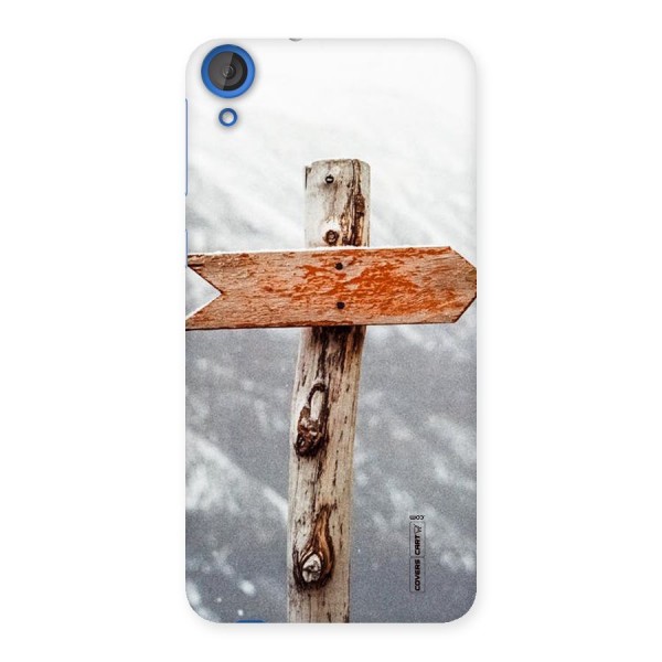 Wood And Snow Back Case for HTC Desire 820