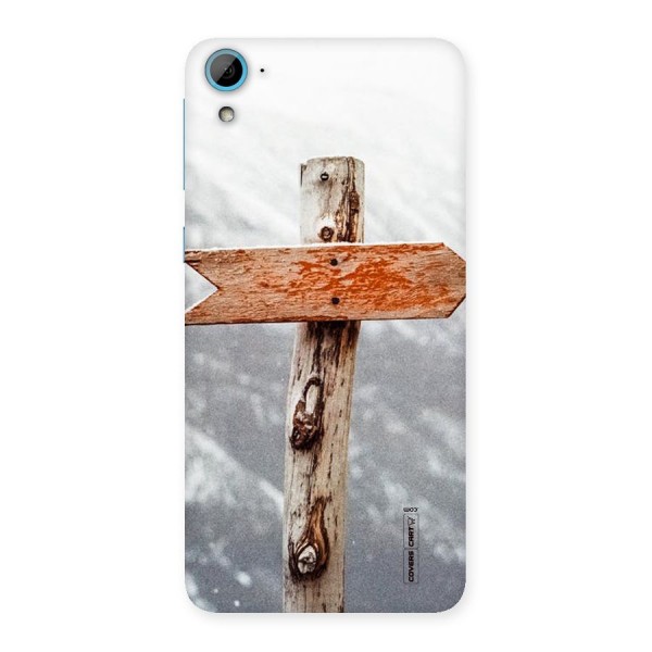 Wood And Snow Back Case for HTC Desire 826
