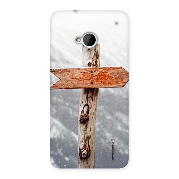Wood And Snow Back Case for HTC One M7