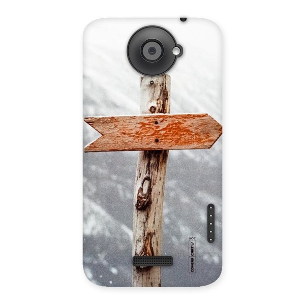Wood And Snow Back Case for HTC One X
