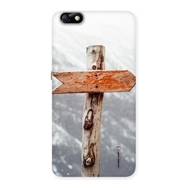 Wood And Snow Back Case for Honor 4X