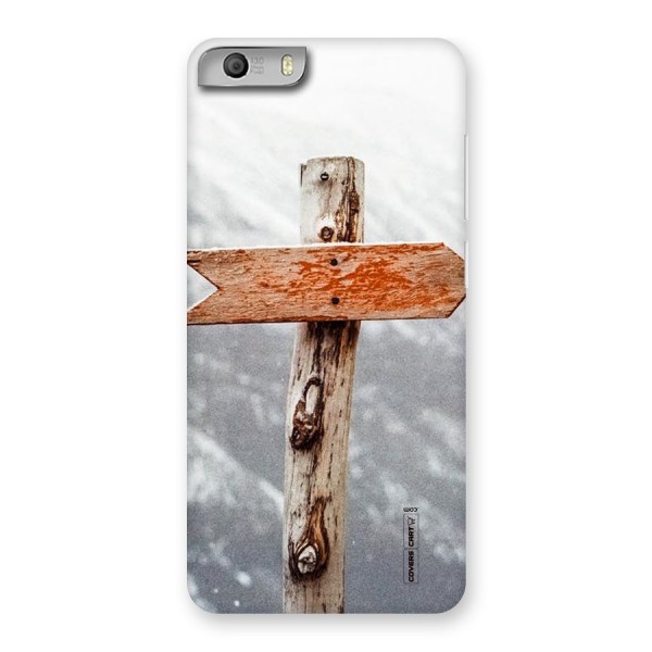 Wood And Snow Back Case for Micromax Canvas Knight 2