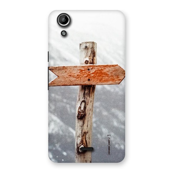 Wood And Snow Back Case for Micromax Canvas Selfie Lens Q345