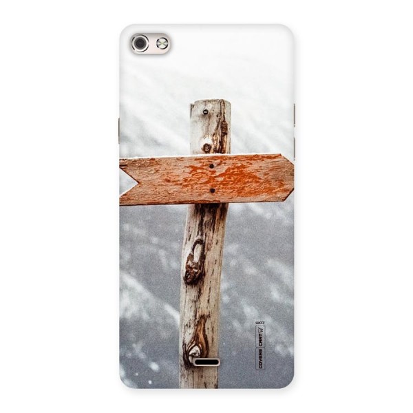 Wood And Snow Back Case for Micromax Canvas Silver 5