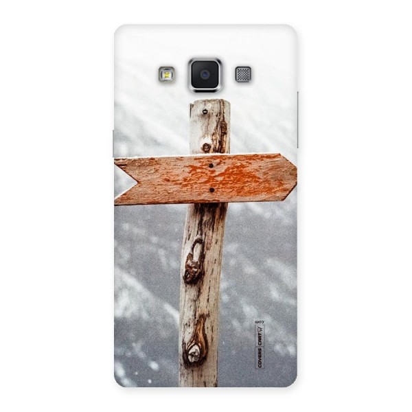 Wood And Snow Back Case for Samsung Galaxy A5