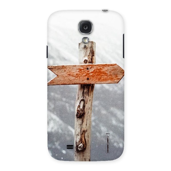 Wood And Snow Back Case for Samsung Galaxy S4