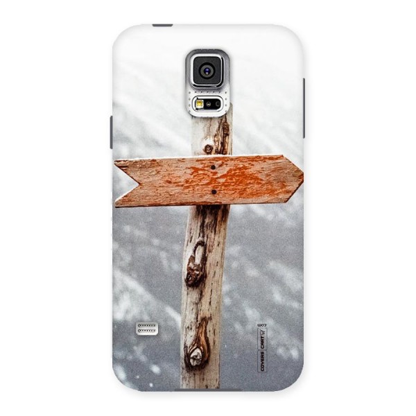 Wood And Snow Back Case for Samsung Galaxy S5