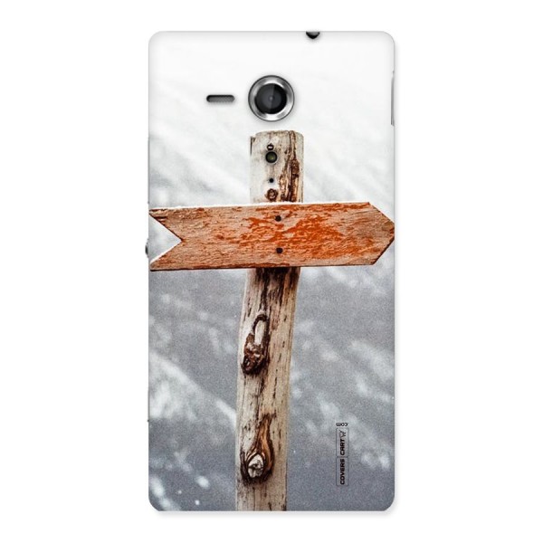 Wood And Snow Back Case for Sony Xperia SP