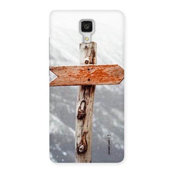 Wood And Snow Back Case for Xiaomi Mi 4