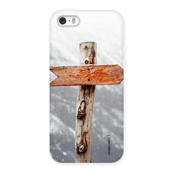 Wood And Snow Back Case for iPhone 5 5S