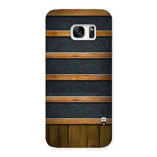 Wood Design Back Case for Galaxy S7 Edge